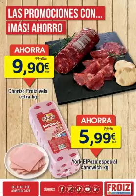 Folleto FROIZ (válido hasta el 17-08)