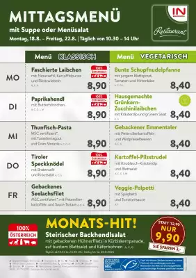 Interspar Restaurant Flugblatt (gültig bis 22-08)