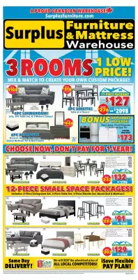 Surplus Furniture flyer