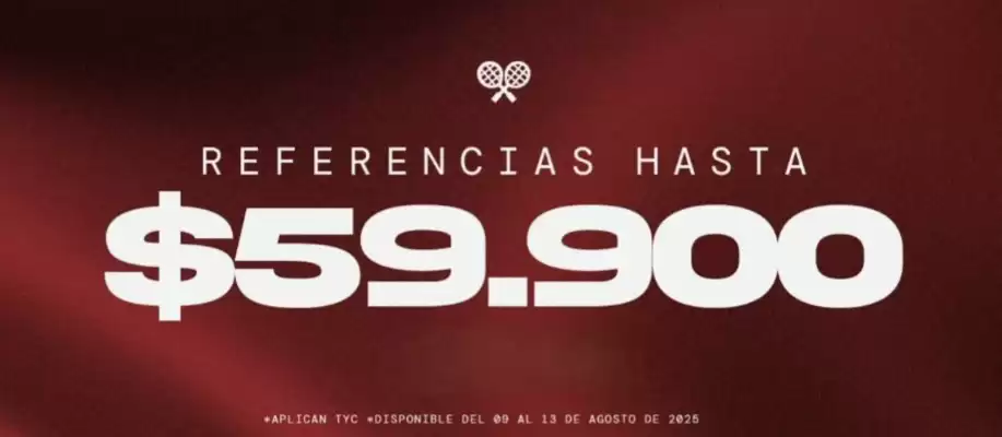 Catálogo Tennis (válido hasta 13-08)