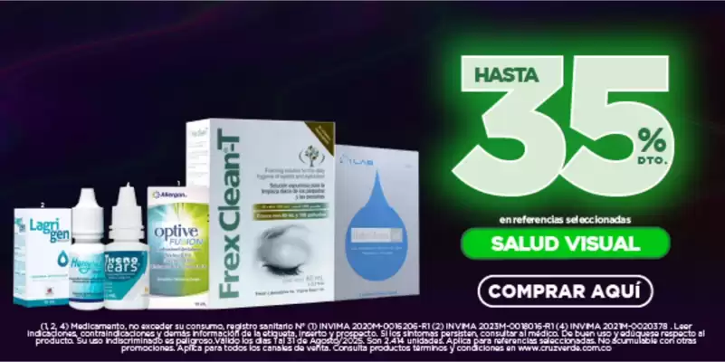Catálogo Cruz verde (válido hasta 31-08)