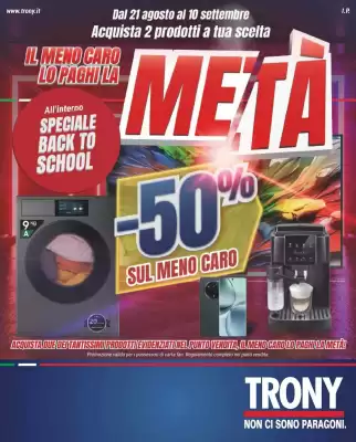 Volantino Trony (valido fino al 10-09)