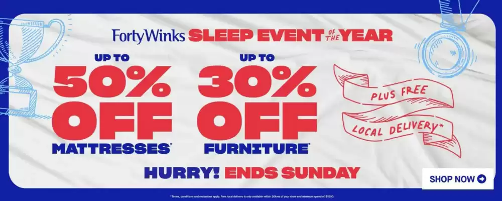 Forty Winks catalogue (valid until 11-09)