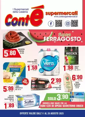 Volantino Conté Supermercati (valido fino al 20-08)