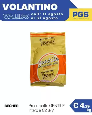 Volantino PGS Cash&Carry (valido fino al 31-08)