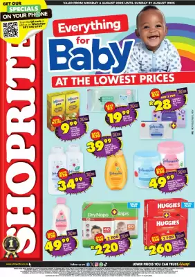 Shoprite catalogue (valid until 31-08)