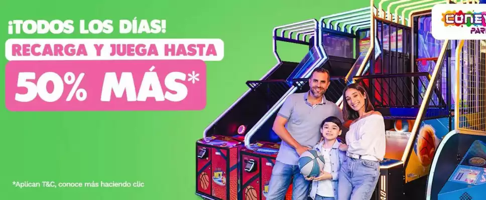 Catálogo Coney Park (válido hasta 31-08)