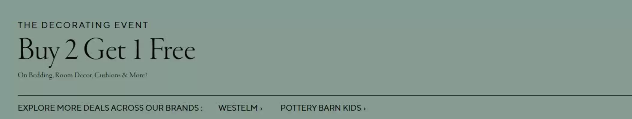 Pottery Barn catalogue (valid until 22-08)