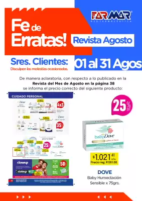 Catálogo Farmar (válido hasta 31-08)