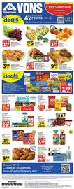 Vons Weekly Ad week 33 Page 1