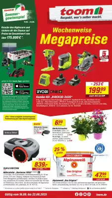 toom Baumarkt Prospekt (gültig bis 22-08)