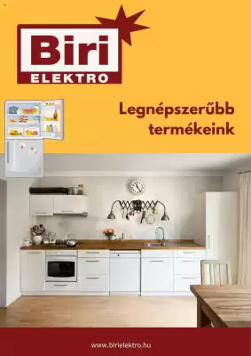 Biri Elektro akciós újság (érvényes eddig: 11-09)