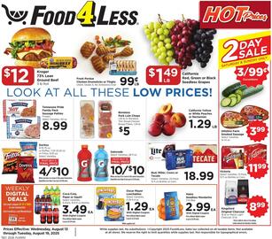 Food 4 Less Weekly Ad week 33 Page 1