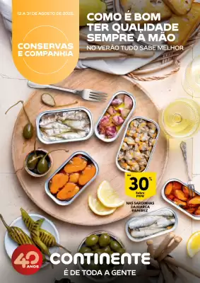 Folheto Continente (válido até 31-08)