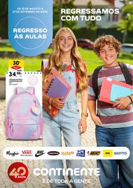 Folheto Continente | Regresso às Aulas Página 1