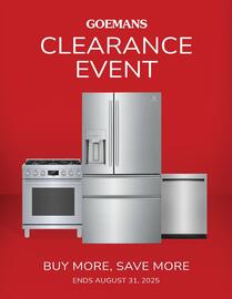 Goemans Appliances flyer Page 1