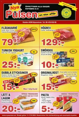 Nya Pulsen reklamblad