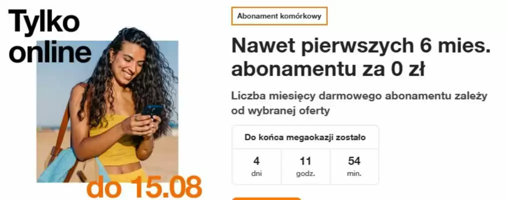 Orange gazetka (ważność do 15-08)