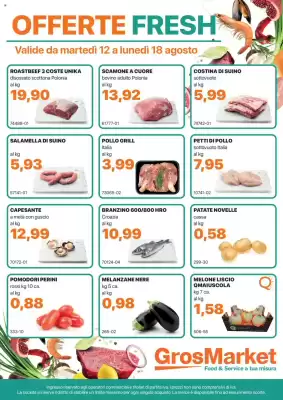 Volantino GrosMarket (valido fino al 18-08)