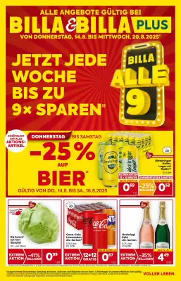Billa Flugblatt (gültig bis 20-08)