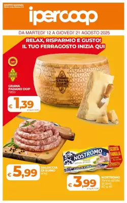 Volantino Ipercoop Radenza (valido fino al 21-08)