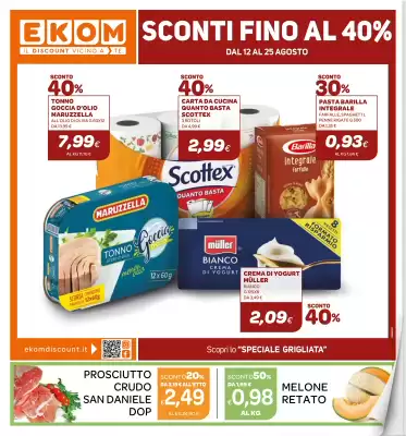 Volantino Ekom (valido fino al 25-08)