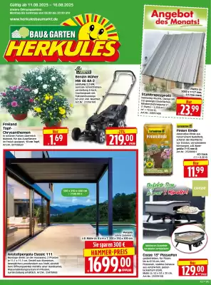 Herkules Baumarkt Prospekt (gültig bis 16-08)