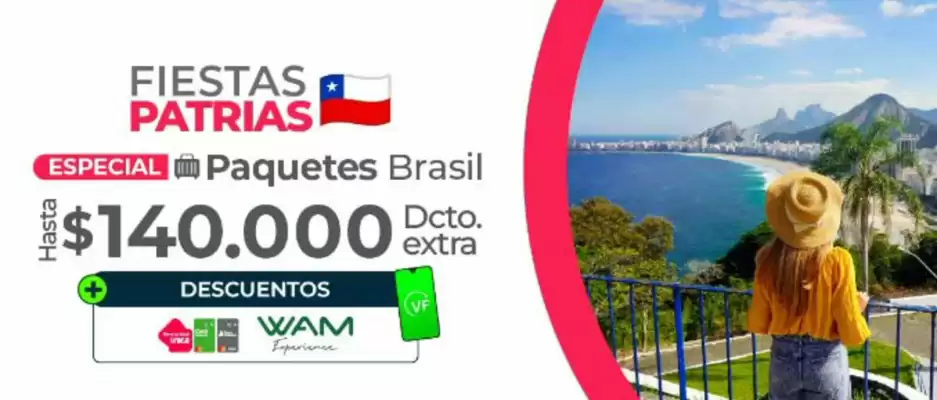 Catálogo Viajes Falabella (válido hasta 27-08)