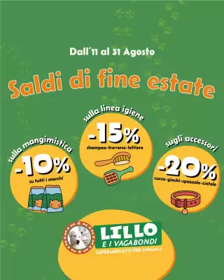 Volantino Lillo e i Vagabondi (valido fino al 31-08)
