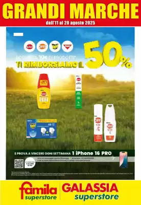Volantino Famila Superstore (valido fino al 20-08)