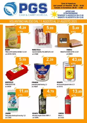 Volantino PGS Cash&Carry (valido fino al 31-08)