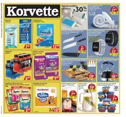 Korvette flyer (valid until 20-08)