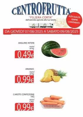Volantino Centro frutta (valido fino al 31-08)