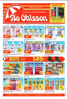 Bo Ohlsson reklamblad