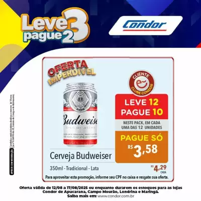 Catálogo Supermercados Condor (válido até 17-08)