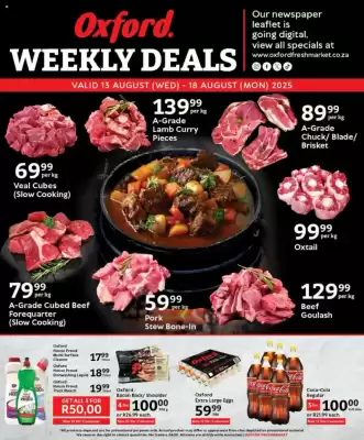 Oxford Freshmarket catalogue