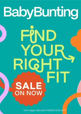 Baby Bunting catalogue (valid until 17-08)