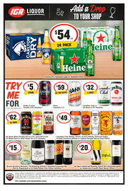 IGA Liquor catalogue Page 1