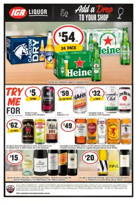 IGA Liquor catalogue (valid until 26-08)