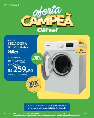 Catálogo Lojas Certel (válido até 31-08)