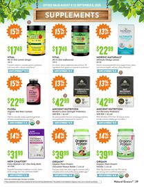 Natural Grocers ad Page 39