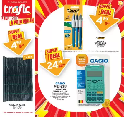 Catalogue Trafic (valable jusqu'au 18-08)