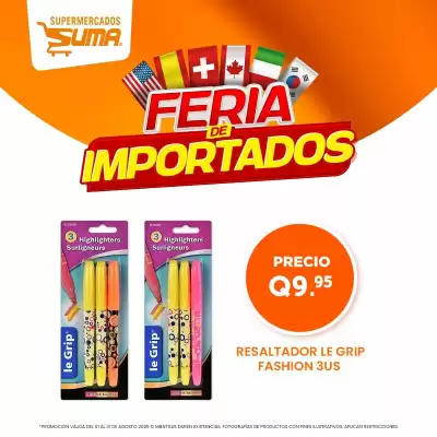 Folleto Suma Supermercados (válido hasta el 31-08)