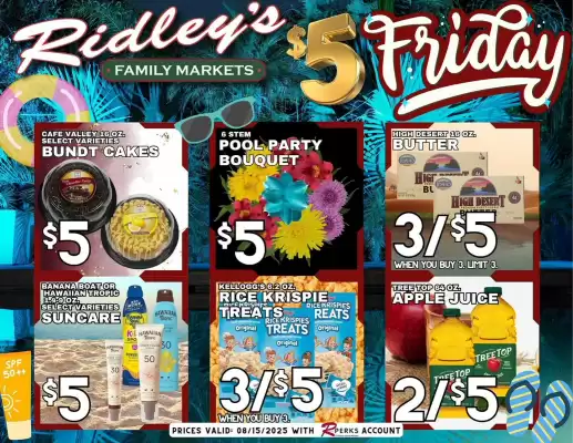 Ridley's Family Markets Weekly Ad (valid until 18-08)