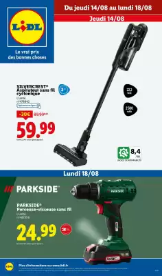 Catalogue Lidl (valable jusqu'au 18-08)