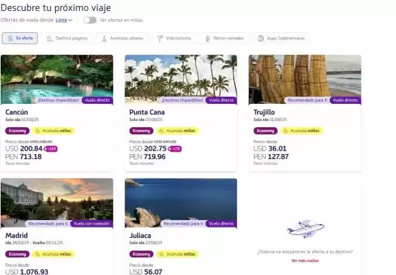 Catálogo Latam Airlines (válido hasta 5-11)