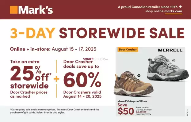 Mark's flyer