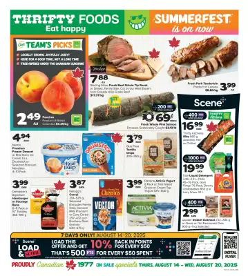 Thrifty Foods flyer (valid until 20-08)