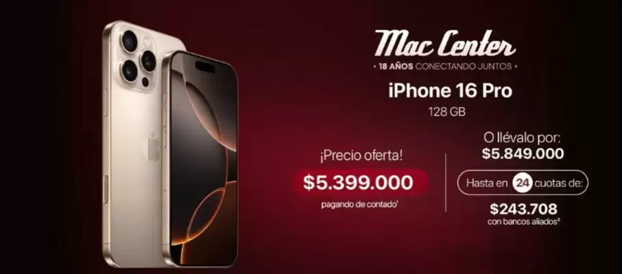 Catálogo Mac Center (válido hasta 31-08)