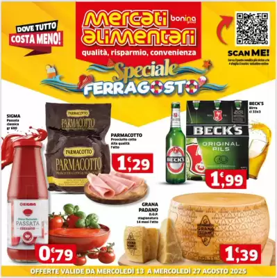 Volantino Mercati Alimentari (valido fino al 27-08)